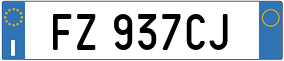 Truck License Plate